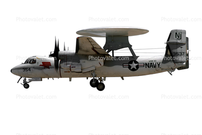 Grumman E-2C cutout, photo-object