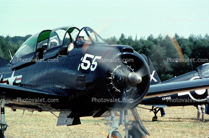 T-28 Propeller Spinning