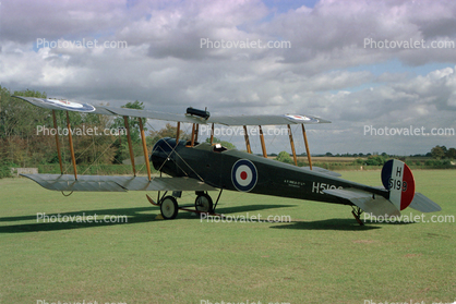 H5199, Avro 504, taildragger