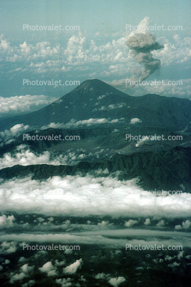 Volcano, erupting, eruption