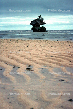 Sand, Beach, Unique Rock Formation