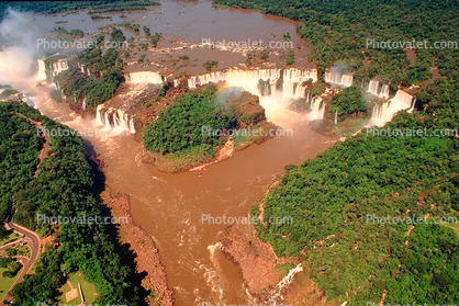 Rio Iguacu, Iguacu Falls, Waterfall, Rain Forest