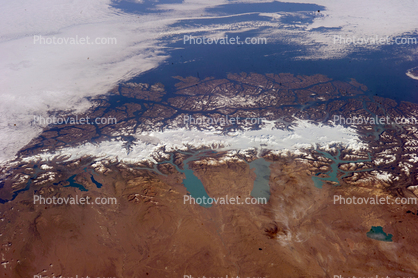 Andes Mountain Range, Pacific Ocean, lakes, Argentina, Chile, clouds, snow