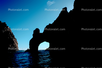 arch, natural arch, Lands End, Rocks, Pacific Ocean, Shore, Shoreline, Seascape