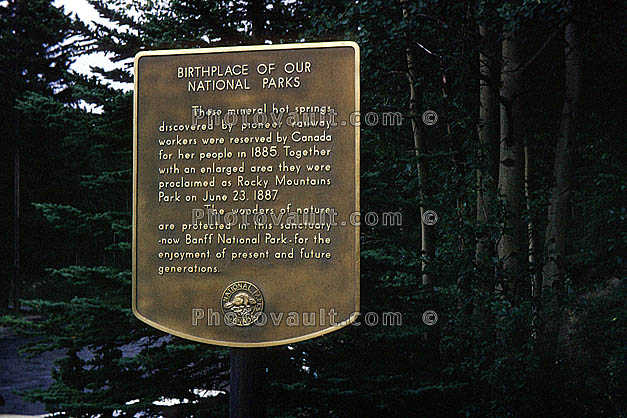 Birthplace of our National Parks, Canada, Rocky Mountains Park, 1950s