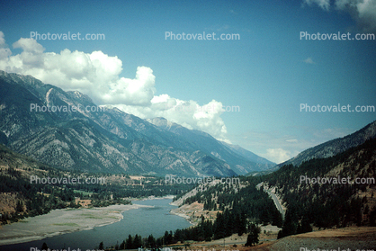 River, valley, mountains
