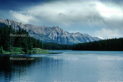 Lake, Mountain Range, water