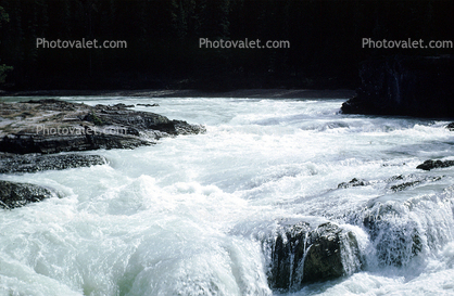 River, Rapids, rocks, whitewater, vibrant