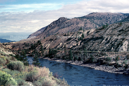 south of Cache Creek, River
