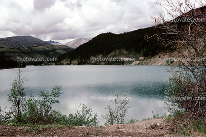 Summit Lake, Mountains, water