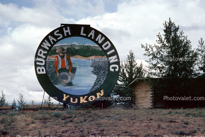 Burwash Landing, log cabin, gold panning, miner