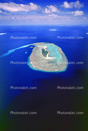 Island, Coral Reef, Barrier Reef, Coral, Pacific Ocean