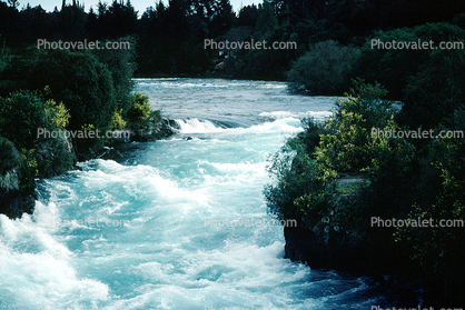 Vibrant River, whitewater rapids, water