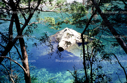 River, Boulder, Water Hazard