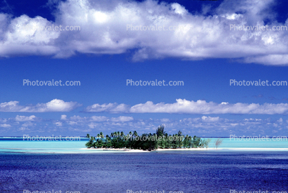 Clouds, Mountains, Ocean