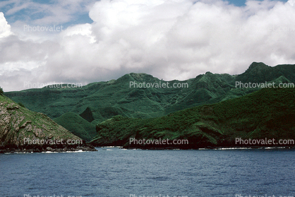 Clouds, Island, Nuka Hiva, Marquesas Islands