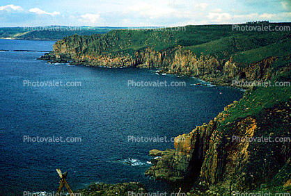 Lands End, cliffs, shore, coastline, England