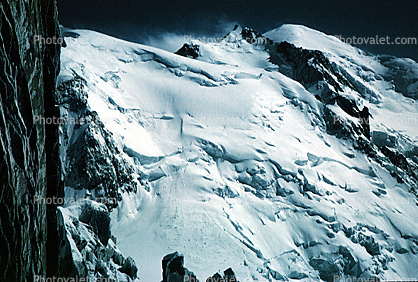 Alps, Mount Blanc, Chamonix, 1950s