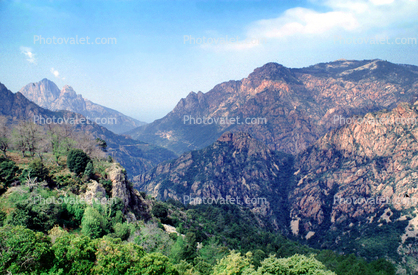 Rugged Mountains, Valley, Corsica