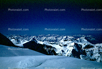 Snow, Ice, Mountain, Glacier, Jungfraujoch , 1950s