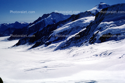 Glacier, Mountains, Snow, Granite Peaks, Aletsch Glacier, Aletschgletscher, Jungfraujoch 