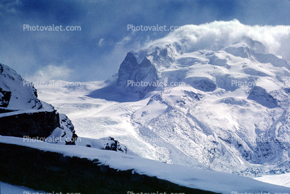 Glacier, Mountains, Snow, Monte Rosa