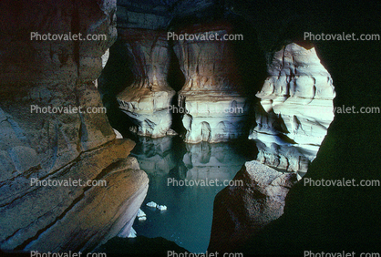 Cave, underground, cavern, fairy tale land, water, stream