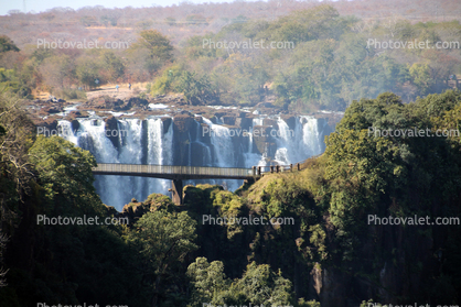 Bridge, Footbridge, Great Zimbabwe Falls