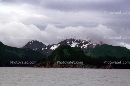 Mountains, Clouds, Resurrection Bay