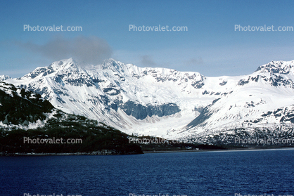 Mountains, Coast, Coastline, Glacier Bay