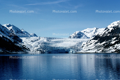 Reid Glacier, Mountains, Coast, Coastline, Glacier Bay