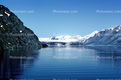 Tarr Inlet, Grand Pacific Glacier, Mountains, Coast, Coastline, Glacier Bay