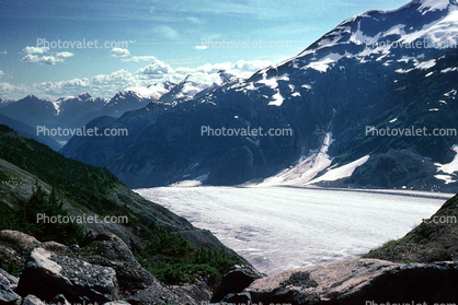 Salmon Glacier, Mountains, Valley