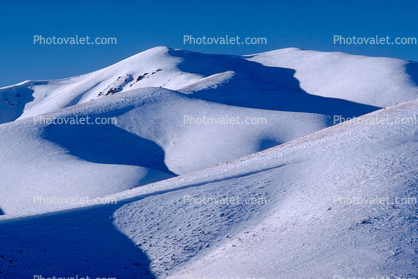 smooth snow, hills