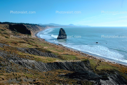 Pacific Ocean, Seascape, Rock, Outcrops