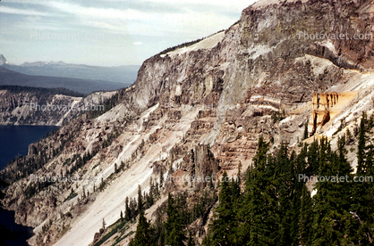 The Castles from Sentinal Rock, Crater Lake National Park, water