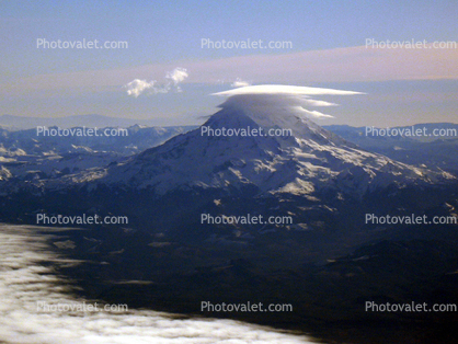 Lenticular Clouds, Mount Rainier