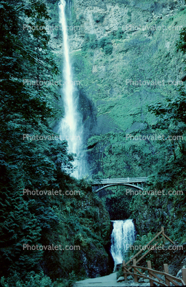 Multnomah Falls, Columbia River Gorge Waterfalls, Multnomah County, Oregon, USA