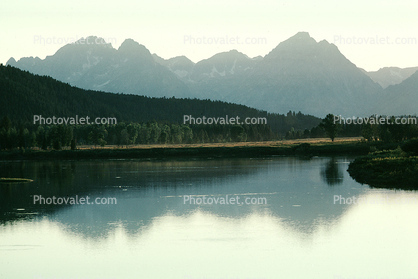 Jenny Lake, Mount Moran, water