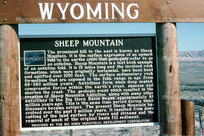 Sheep Mountain Sign, Signage