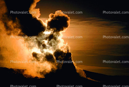 geyser, Old Faithful Geyser, landmark