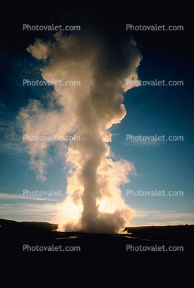 geyser, Old Faithful Geyser, landmark