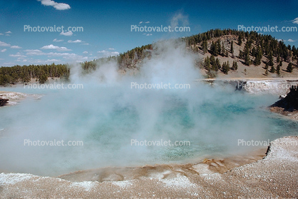 Grand Prismatic Hot Springs, Hot Spring, Geothermal Feature, activity, geochemically extreme conditions