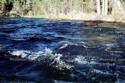 Turbulent River, water