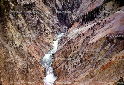 Grand Canyon of the Yellowstone, Waterfall, Yellowstone River