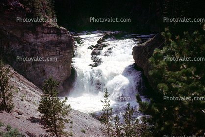 Yellowstone Falls, Waterfall, The Grand Canyon of the Yellowstone