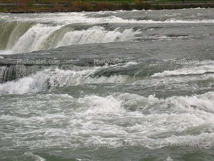 Texture of Water over the Falls, American Falls