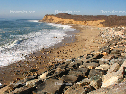 Beach, Sand, Rocks, Shoreline, Cliffs, Montauk Point, long Island