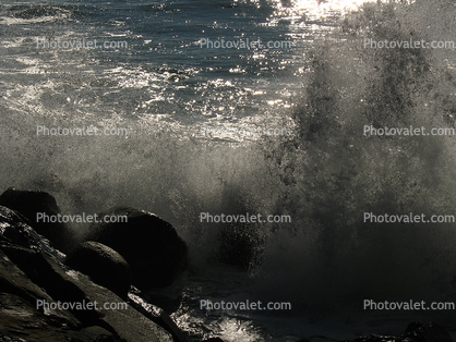 Splash, Montauk Point, Long Island, Atlantic Ocean