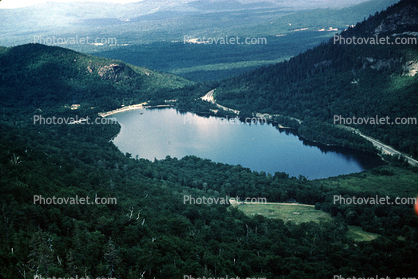 Lake, water, Forest, trees, woodland, mountains